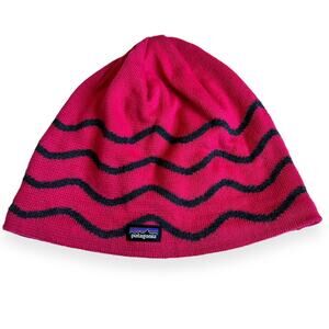 Patagonia Girls Wavy Line Beanie Hat